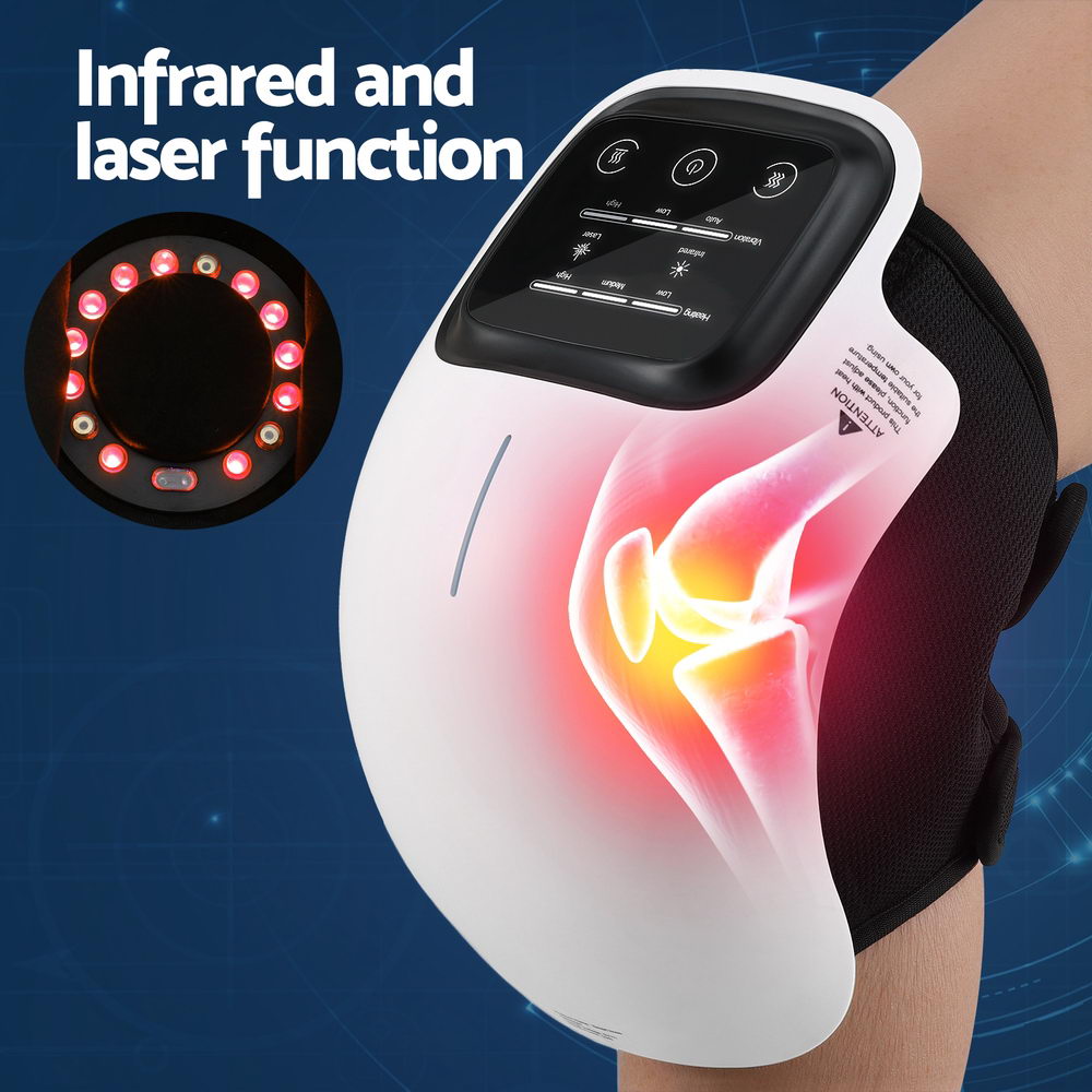Livemor Knee Massager Vibration Infrared Heating Therapy Machine Elbow-4