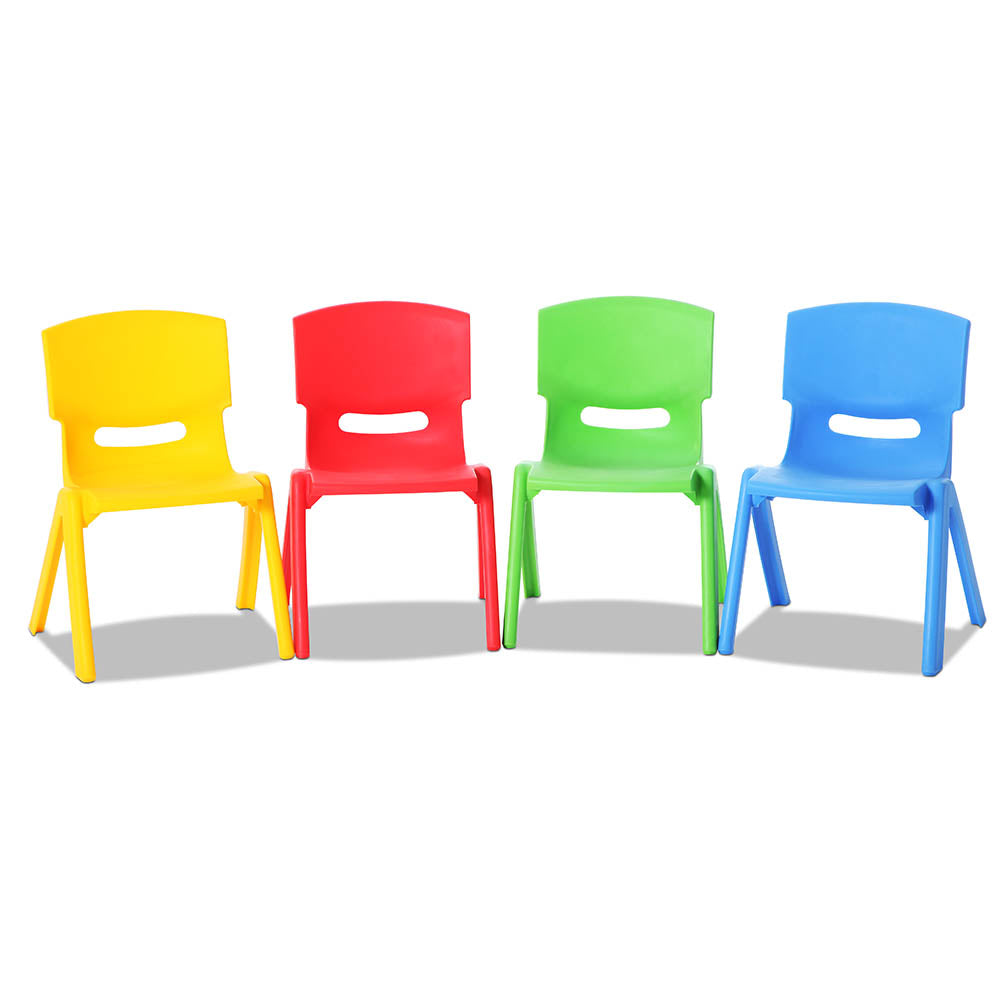 Keezi Kids Chairs Set Plastic Set of 4 Activity Study Chair 50KG-0