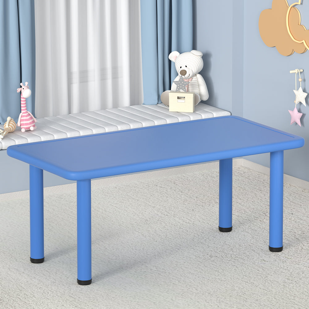 Keezi Kids Table Plastic Square Activity Study Desk 60X120CM-0