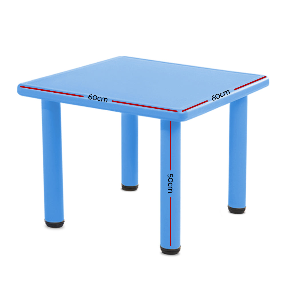 Keezi Kids Table Plastic Square Activity Study Desk 60X60CM-1