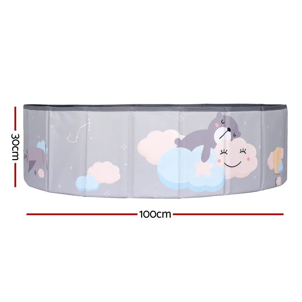 Keezi Kids Ball Pool Pit Toddler Ocean Play Foldable Child Playhouse Storage Bag-1