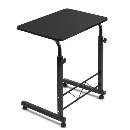 Artiss Laptop Desk Table Adjustable 60CM Black-0