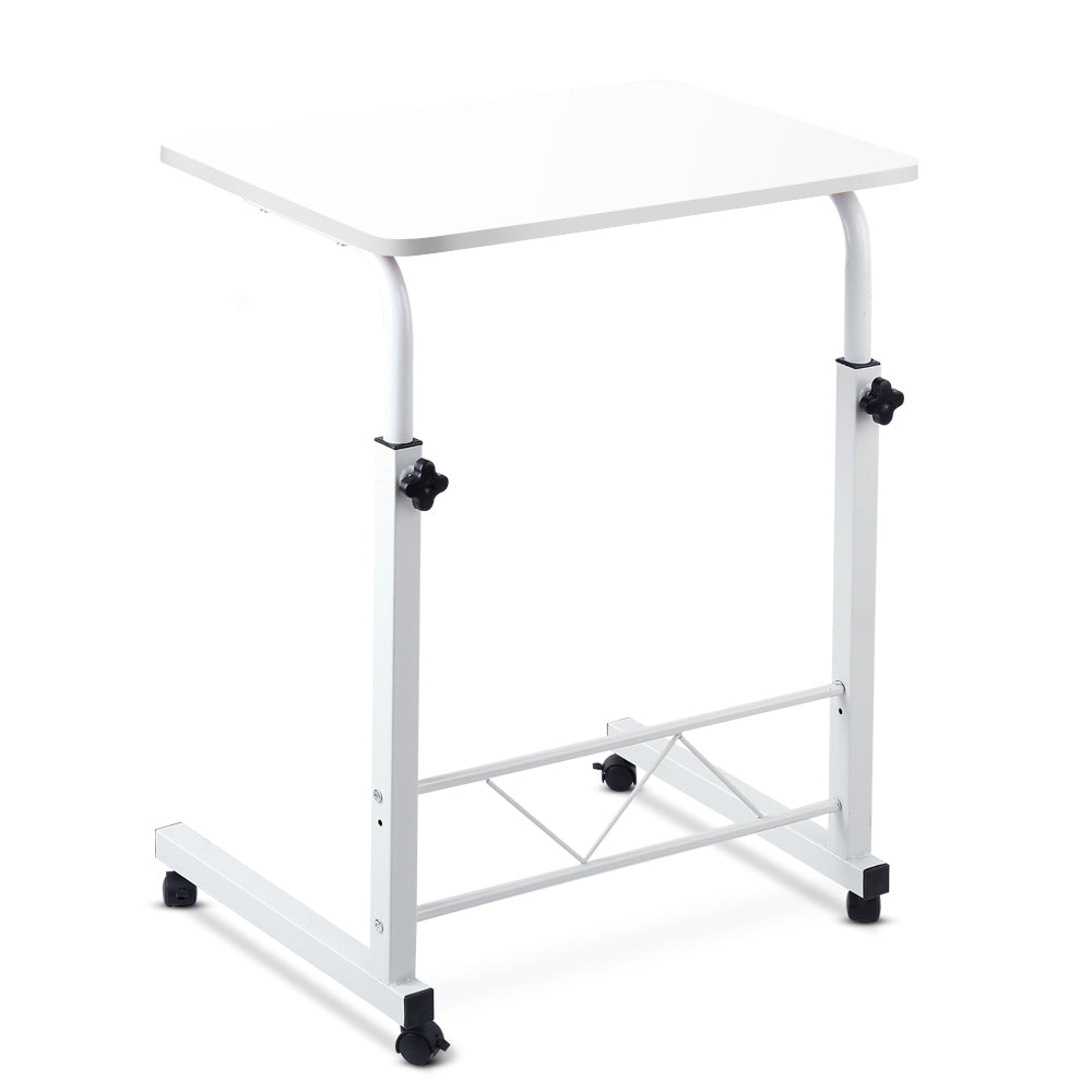 Artiss Laptop Desk Table Adjustable 60CM White-0