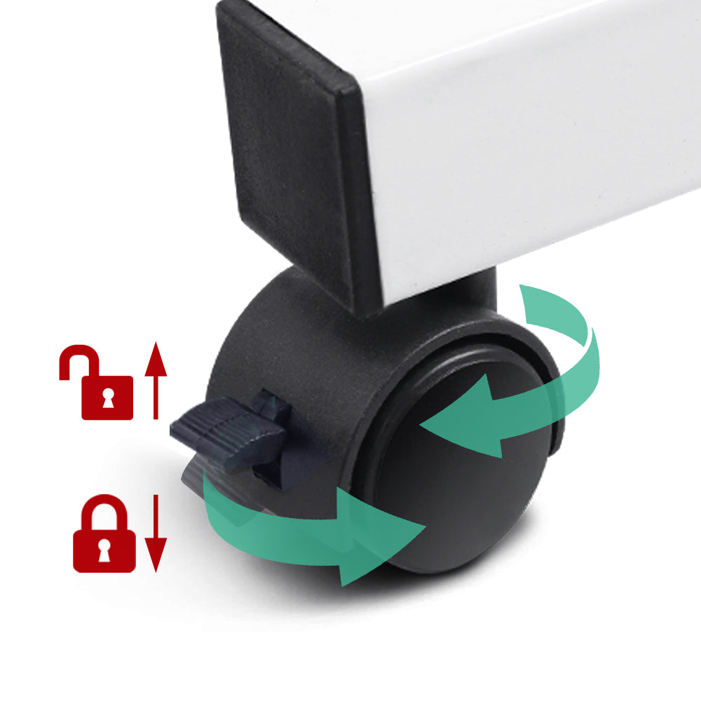 Artiss Laptop Desk Table Adjustable 60CM White-6