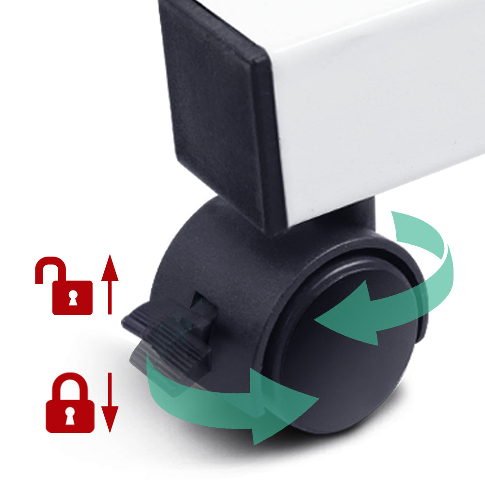 Artiss Laptop Desk Table Adjustable 80CM Light Wood-6