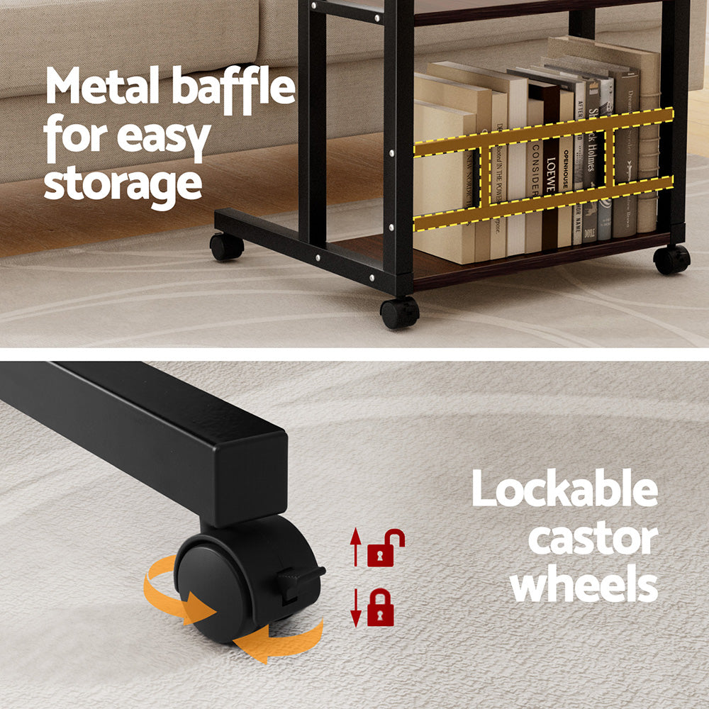 Artiss Laptop Desk Height Adjustable Mobile Workstation Computer Desks 60CM-5