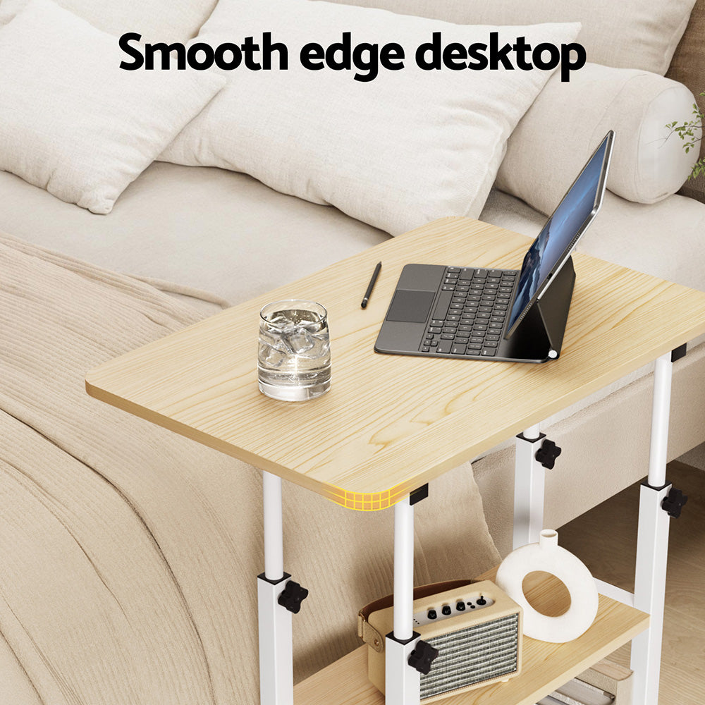 Artiss Laptop Desk Height Adjustable Mobile Workstation Computer Desks 60CM-3