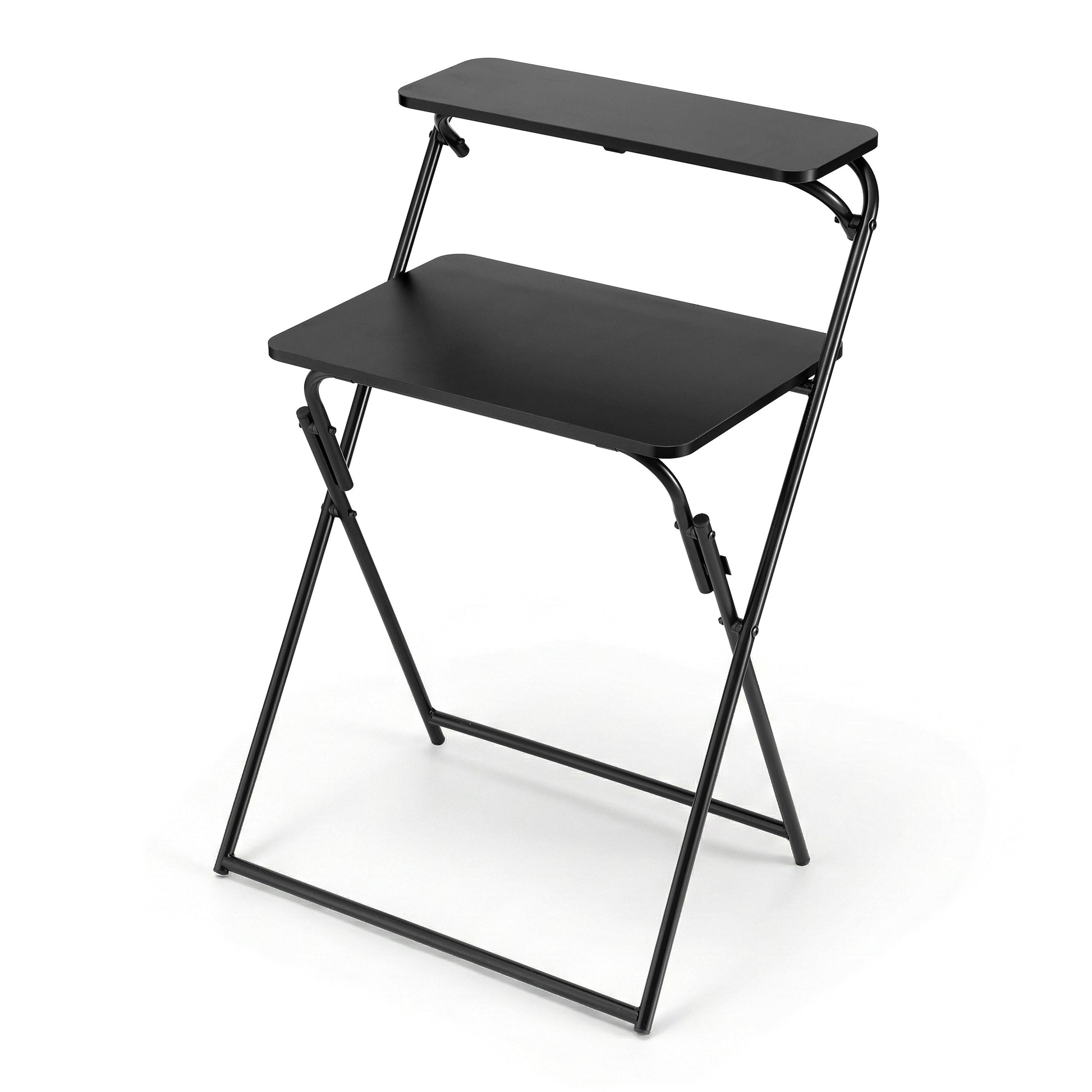 Artiss Laptop Desk Foldable Study Desk Home Office Black-0