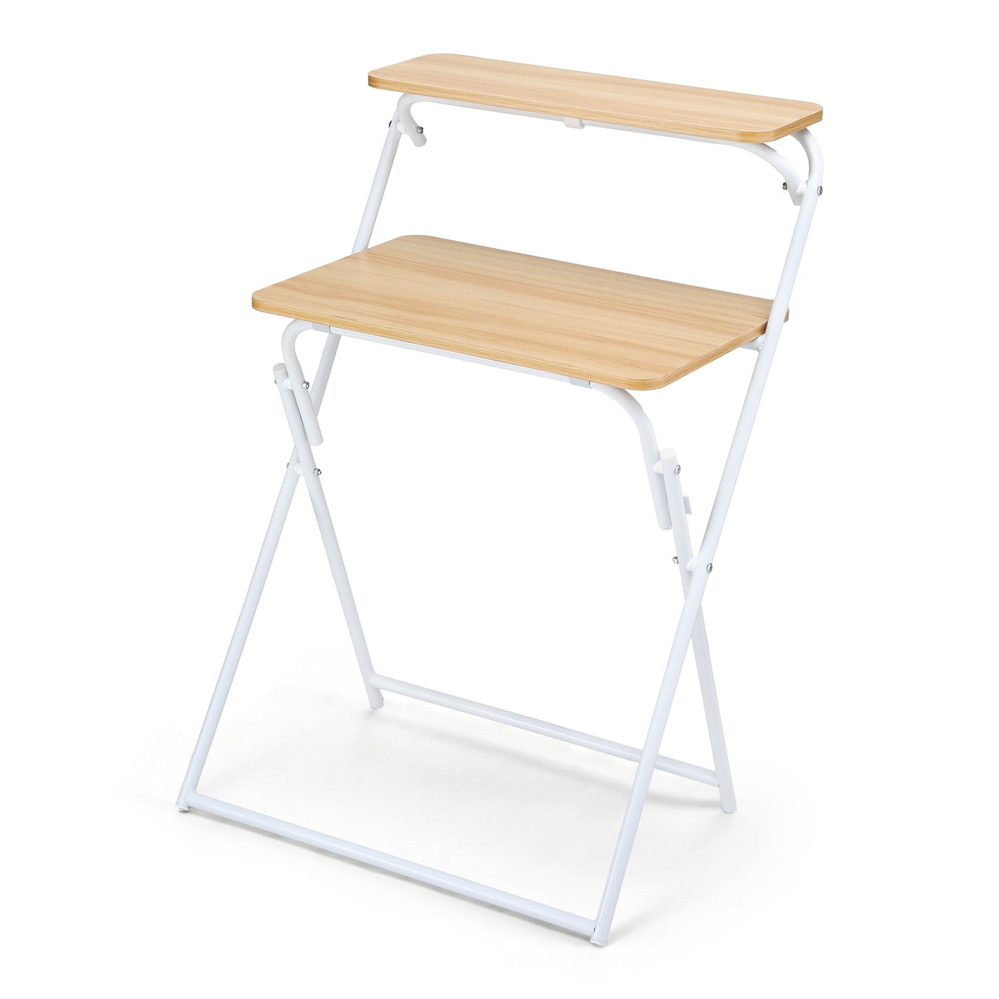 Artiss Laptop Desk Foldable Study Desk Home Office Oak-0