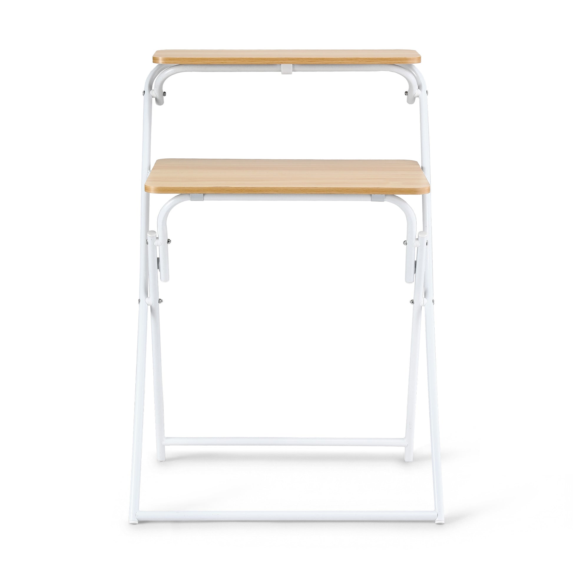 Artiss Laptop Desk Foldable Study Desk Home Office Oak-2