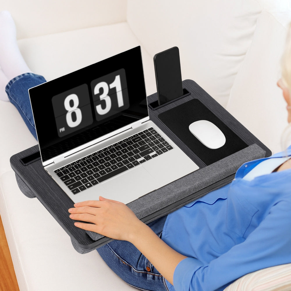 Artiss Lap Desk Laptop DeskS Portable w/ Wrist-rest Phone Slot Mouse Pad 55CM-6