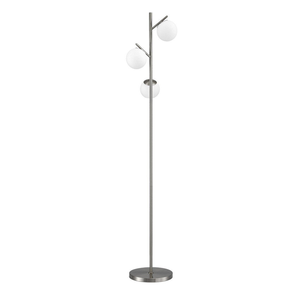 Artiss 3-Light Tree Floor Lamp 165cm Tall Standing Light with Sphere Glass Shades for Modern Homes-6