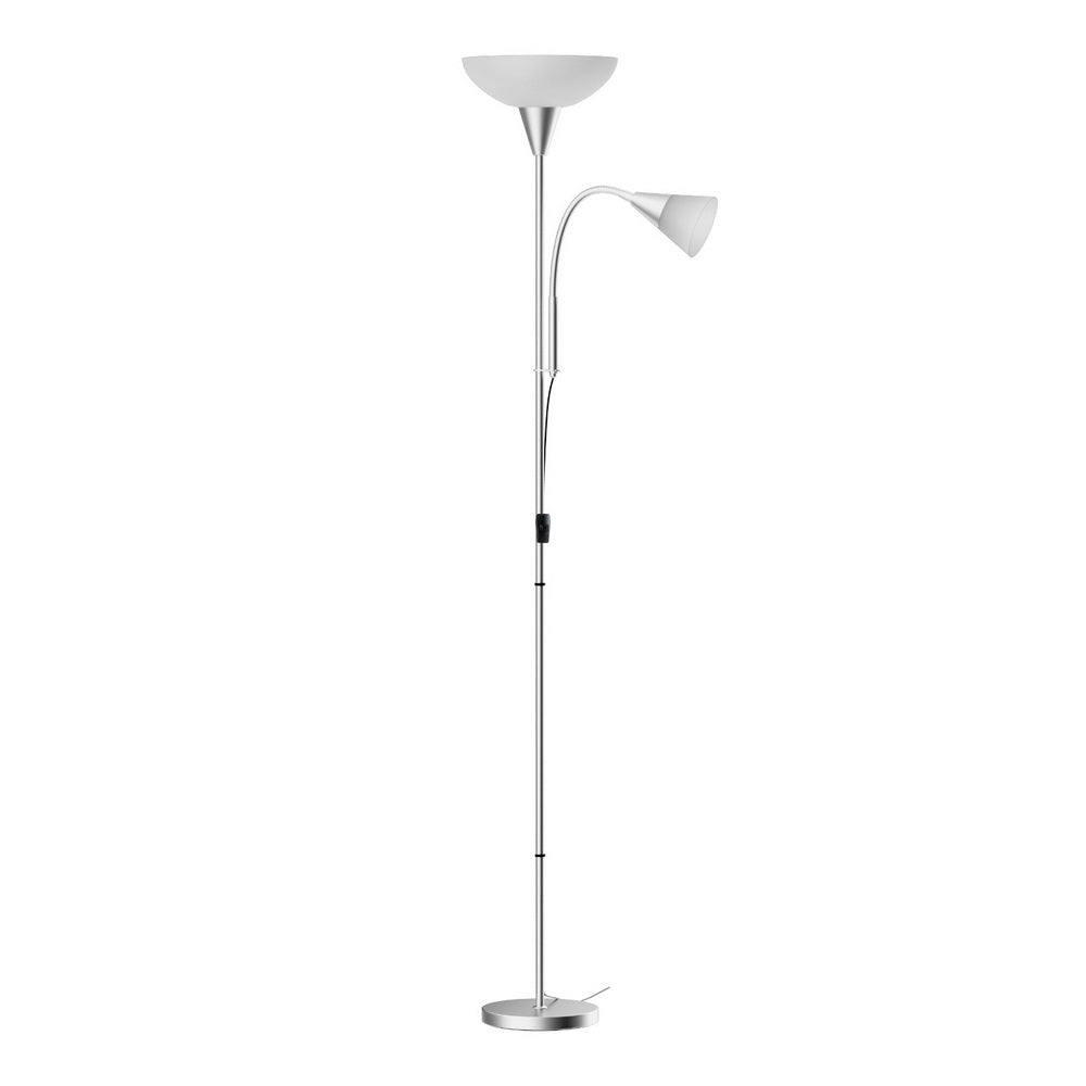 Artiss Floor Lamp Mother and Child Modern Home Living Room Office Reading Silver-0