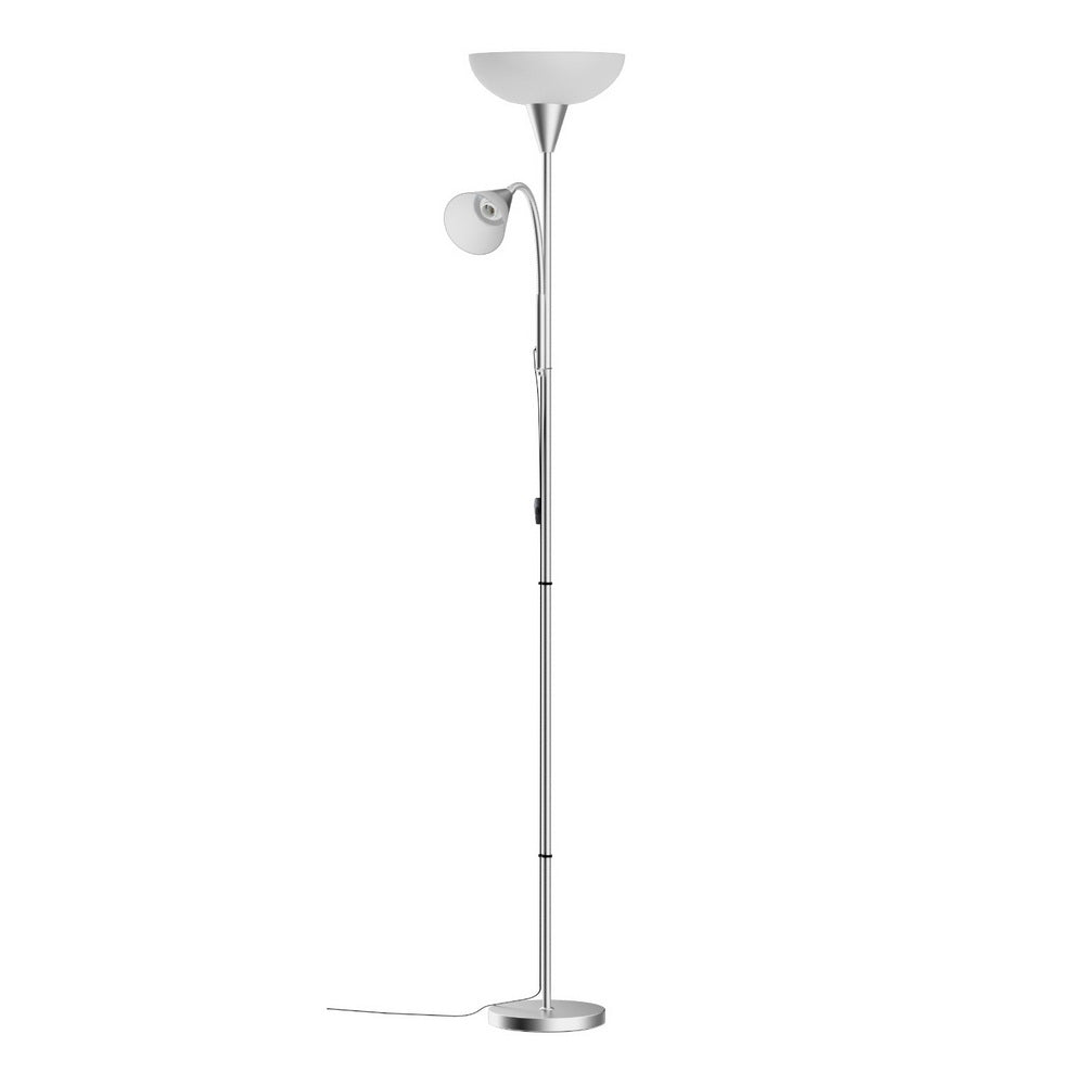 Artiss Floor Lamp Mother and Child Modern Home Living Room Office Reading Silver-2