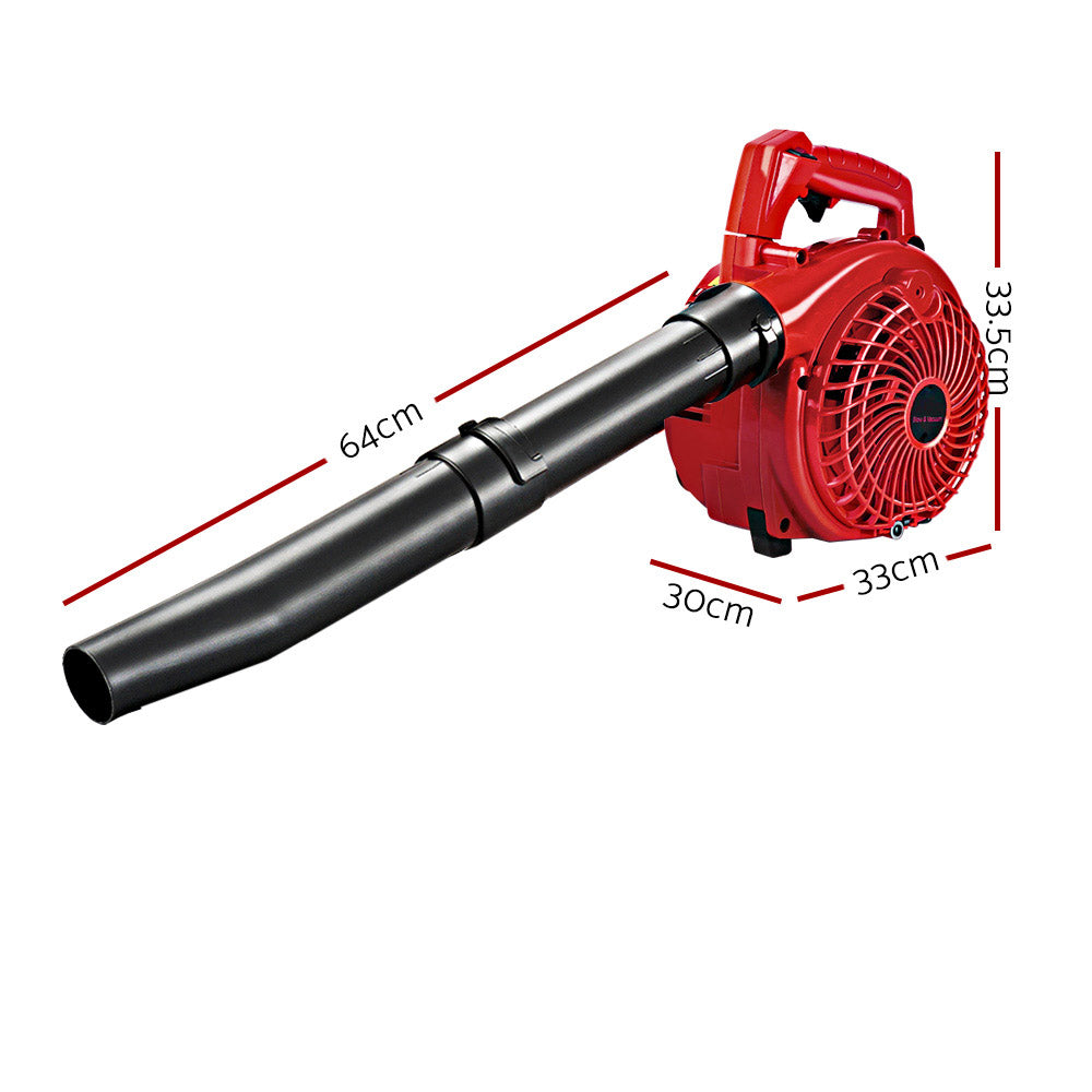 Giantz Petrol Leaf Blower Garden Vacuum Handheld Commercial Outdoor Tool 36CC-1