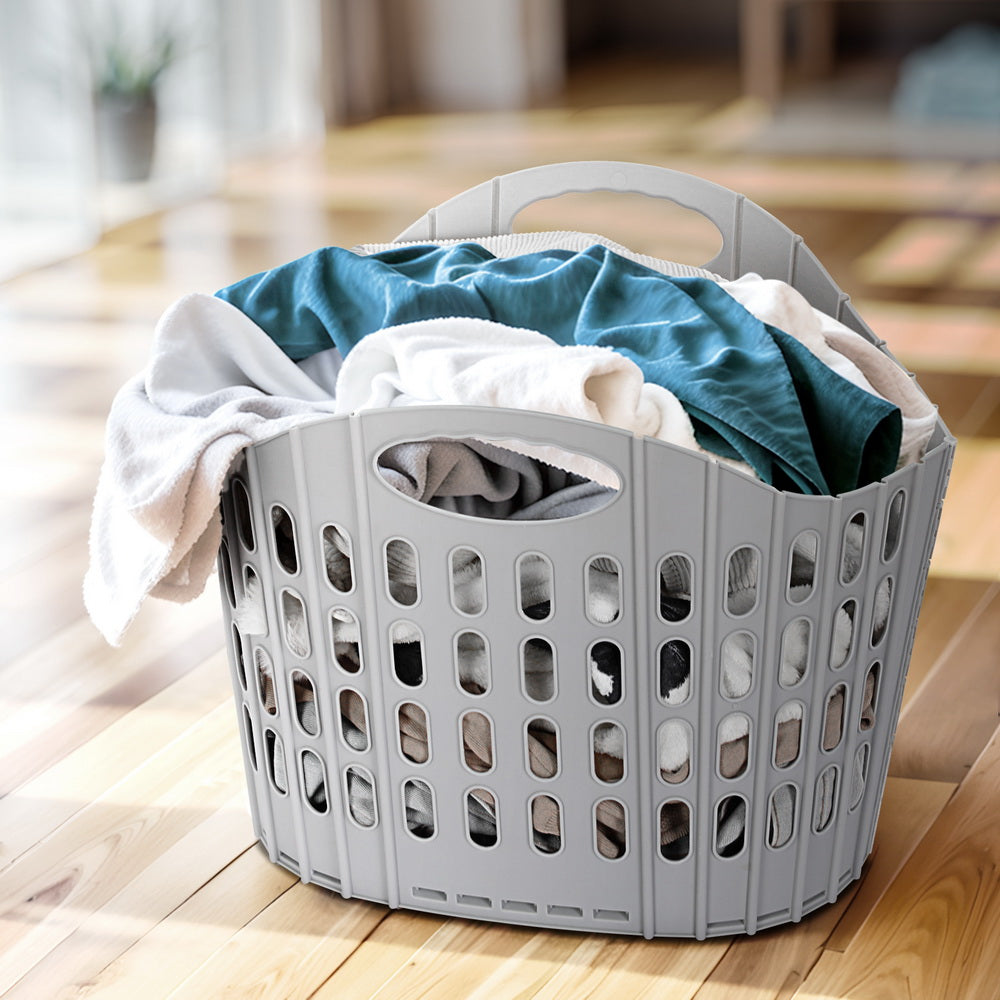 Artiss Laundry Basket Hamper Large Foldable Washing Clothes Storage Organiser-6