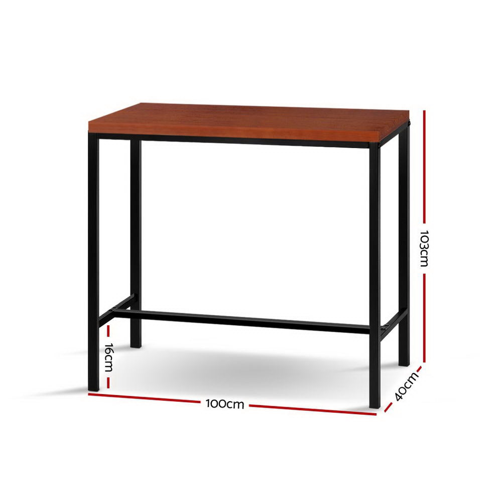 Artiss Alex Bar Table 100CM Rectangular-1