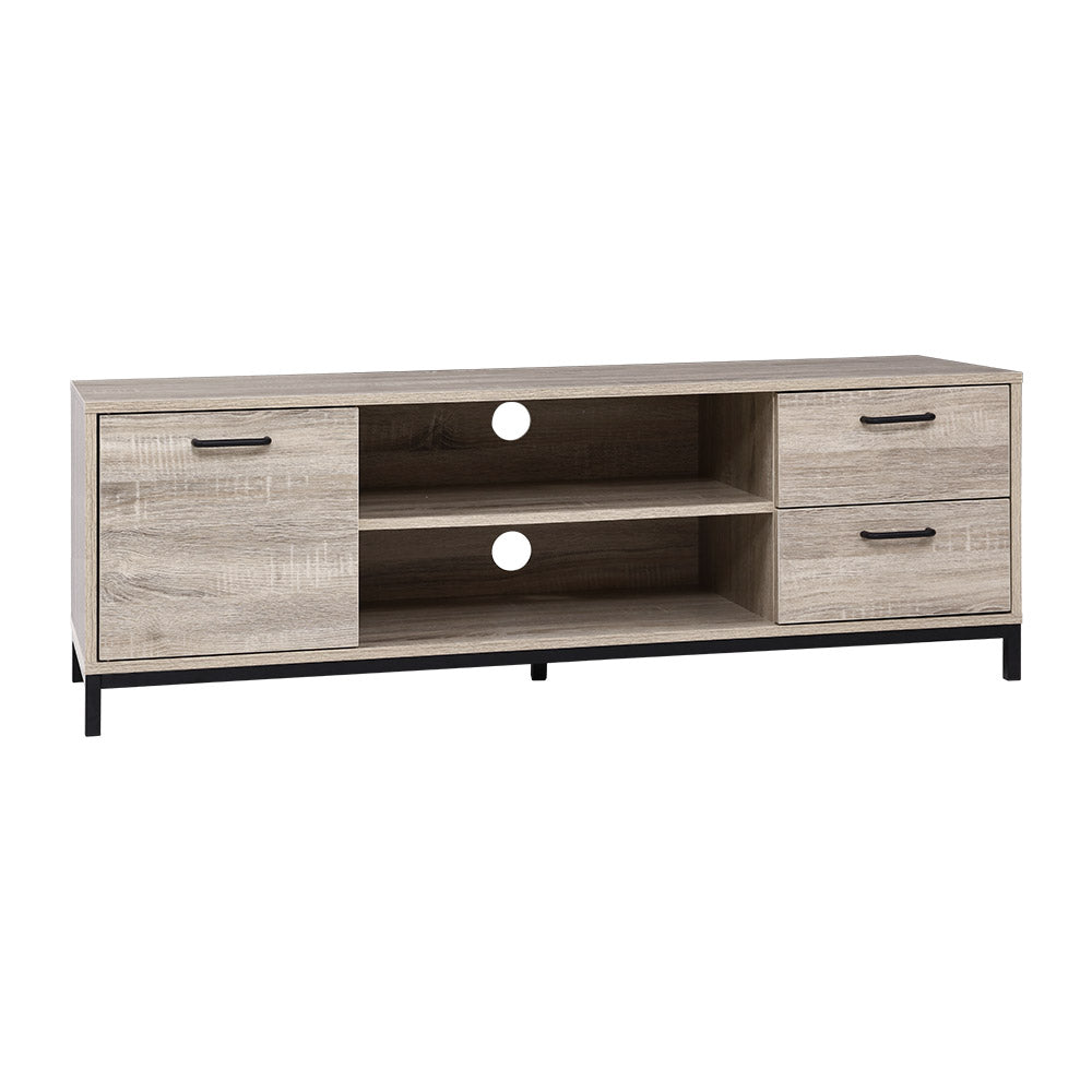 Artiss TV Cabinet Entertainment Unit 132cm Pine Tania-0