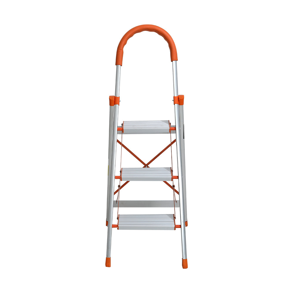 Giantz 3 Step Ladder Multi-Purpose Folding Aluminium Light Weight Non Slip Platform-2