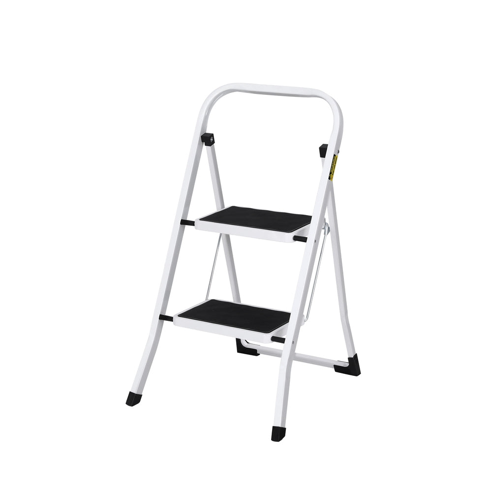 Giantz 2 Step Ladder Multi-Purpose Folding Steel Light Weight Platform-0