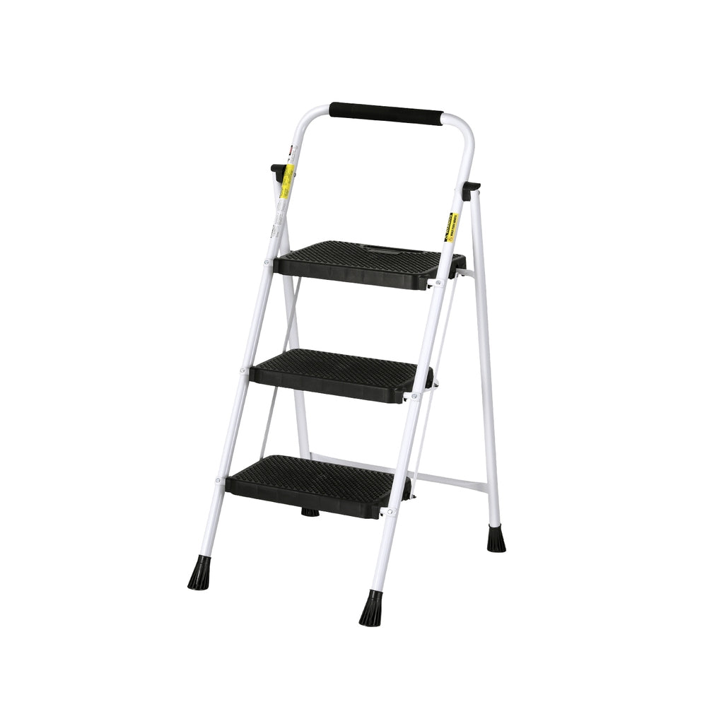 Giantz 3 Step Ladder Multi-Purpose Folding Steel Light Weight Platform-0