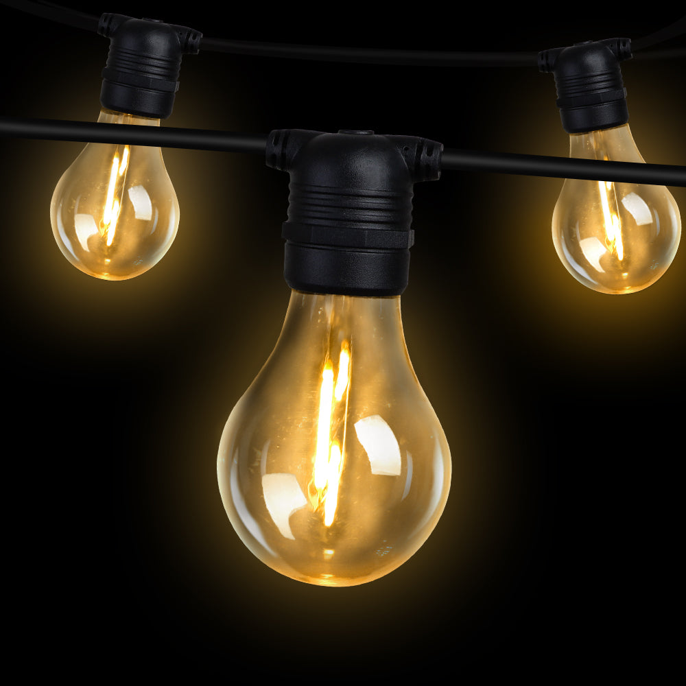 77m LED Festoon String Lights Outdoor Christmas Decorations Wedding Garden Party-0