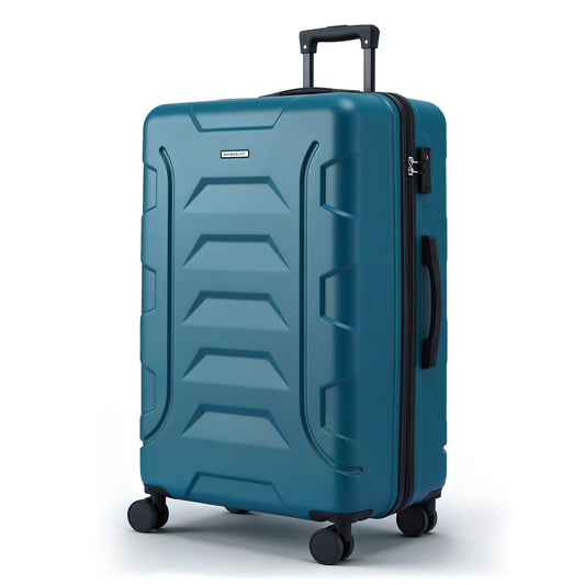 Wanderlite 28" Luggage Suitcase Trolley Travel TSA Lightweight Hard Case Teal-0