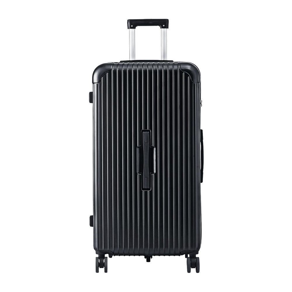 Wanderlite 32" Trunk Luggage Suitcase Travel 5 Wheels Type-C Port TSA Black-2