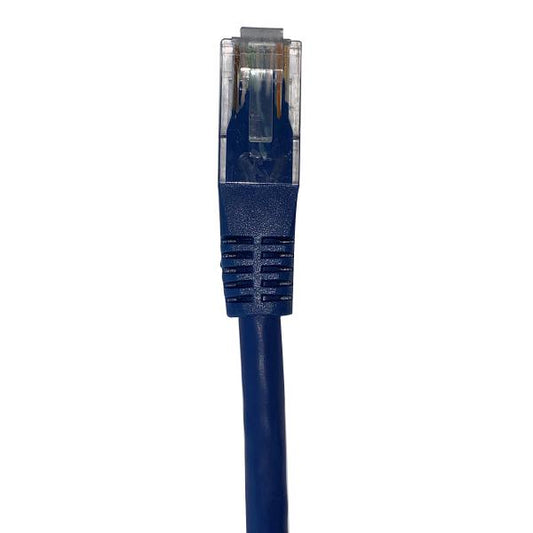 Shintaro Cat6 24 AWG Patch Lead Blue 500MM - High Quality Ethernet Cable for PoE and Networking-0