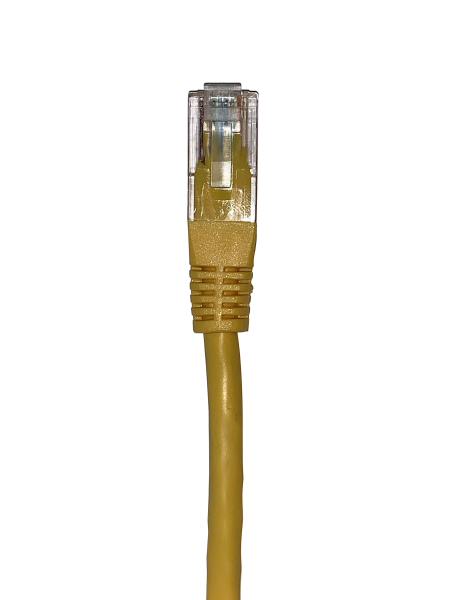 Shintaro Cat6 24 AWG Patch Lead Yellow 15M - High Quality Ethernet Cable for PoE and Networking-0