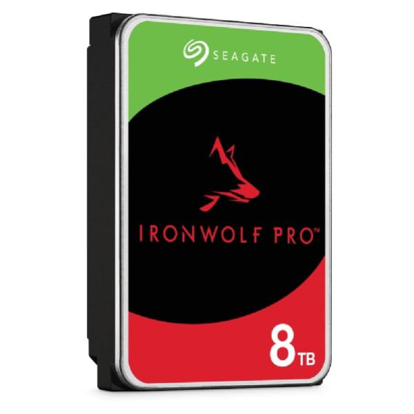 Seagate IronWolf Pro, NAS, Internal 3.5&quot; HDD, 8TB, SATA 6Gb/s, 7200RPM, 256MB Cache, Limited 5 Year Warranty - SOH Pricing only No Backorders.-0