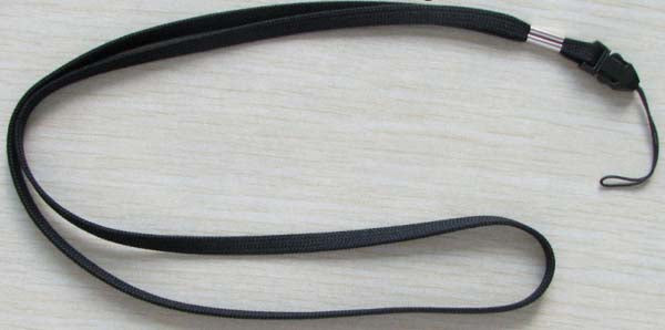 Shintaro Black 40cm Lanyard - Durable &amp; Comfortable Neck Strap for USB Drive, ID Badge, or Keys-0