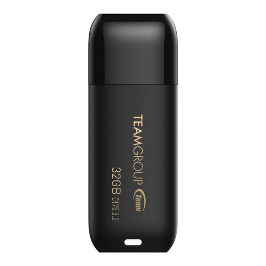 Team Group C175 USB 3.2 G1 Flash Drive 32GB, Read (Max) 75MB/s Black-0