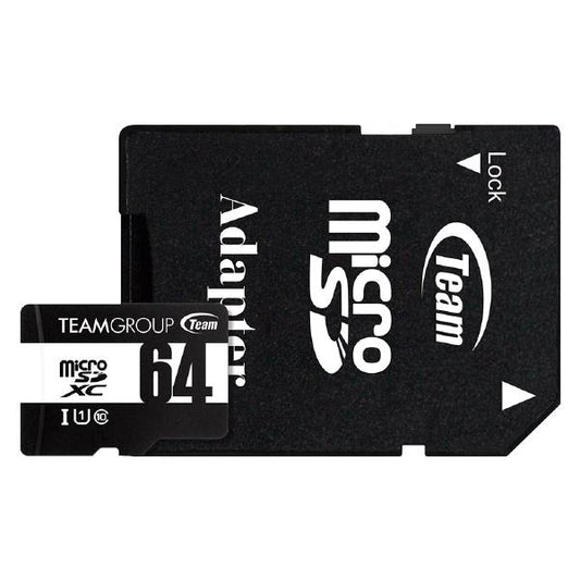 Team Group 64GB Micro SDXC UHS-I U1 C10 Memory Card-0