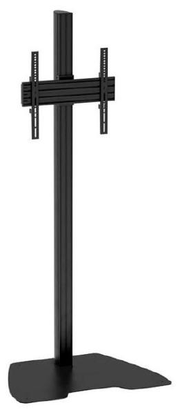 Atdec ADBS-1-4FBB Single Freestanding Floor Mount. Max Load: 50kg.  VESA up to 400x400. Black. 10 Year Warranty-0
