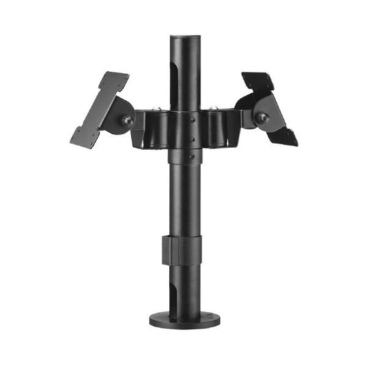 Atdec POS 400mm pole with back-to-back display VESA 75/100 head. Max load: 10kg per display-0