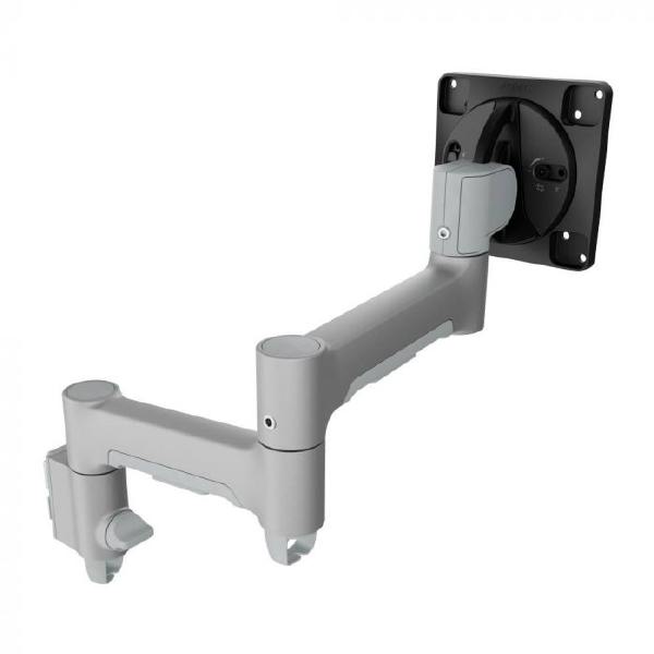 Atdec AWM-A46T 460mm Medium Swing Monitor Arm, Adjustable Tilt and Pan, Silver-0
