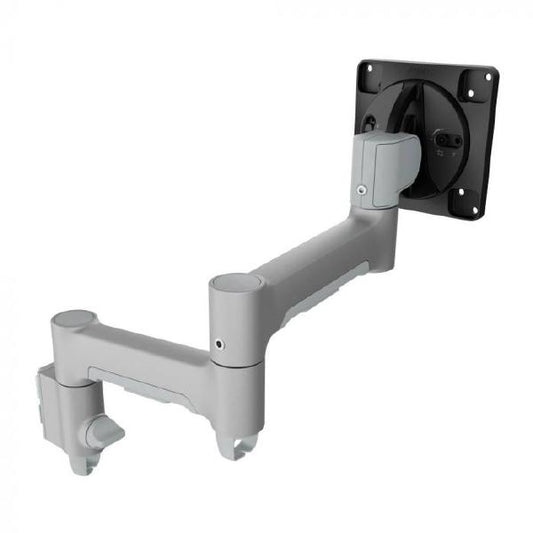 Atdec AWM-A46T 460mm Medium Swing Monitor Arm, Adjustable Tilt and Pan, Silver-0