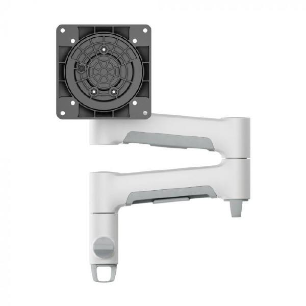 Atdec AWM-A46T 460mm Medium Swing Monitor Arm, Adjustable Tilt and Pan, White-0