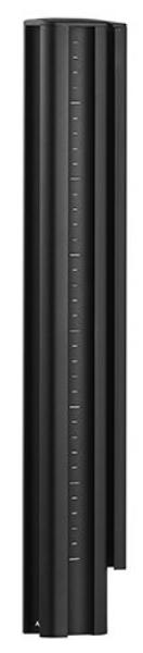 Atdec 400mm Medium Post With Guide Marks Black-0