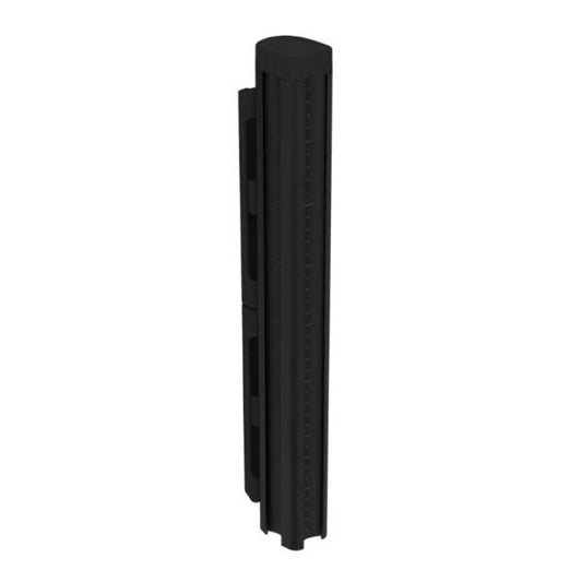 Atdec 400mm Stackable Medium Post With Guide Marks Black-0