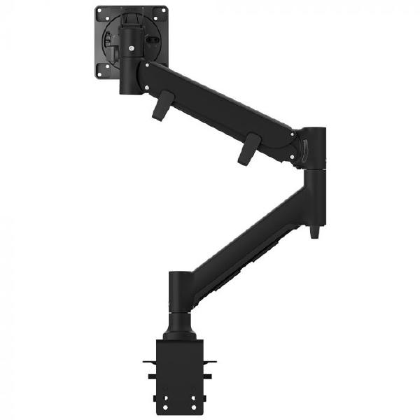 Atdec Fortis Heavy Duty Dynamic Monitor Arm. Up to 49&quot; screens, Min. Load 6kg. Max Load 16kg, H/Duty F-Clamp Desk Fixing, VESA up to 100x100. Black-0