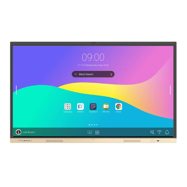 BenQ RE6504FV 65&quot;, 16:9 IFP 4K 3840 x 2160, Essential Series with Google GMS w/built-in cam/NFC reader-0