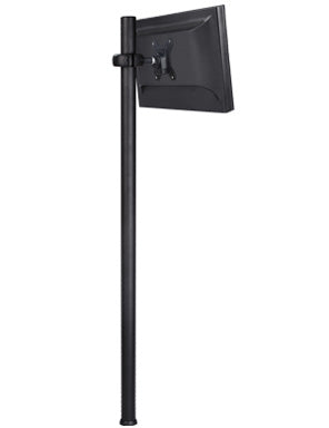 Atdec SD-DP-1150 Tall Donut Pole with One Display Head. Max load: 12kg. VESA up to 100x100. 10 Year Warranty-0