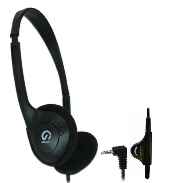 Shintaro Lightweight Headphones with Volume Control and 3.5mm Audio Jack, Flexible Headband, 2.5m Cord, Ideal for Office and Classroom Use-0