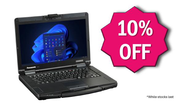 Panasonic Toughbook 55 Mk3 i5 1345U, 16GB, 512GB SSD Opal, 14&quot; FHD TS, 4G, VGA+Serial+USB3.1, W11P, 3YR Wty - Save 10% for a limited time-0