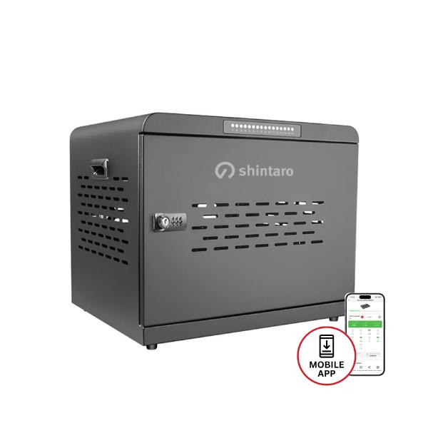 Shintaro 16-Port USB-C PD3.0 1000W GaN Charging Cabinet for Smartphone, Tablet, &amp; Notebook Devices &amp; Smart Power Management via InnovateCharger App-0