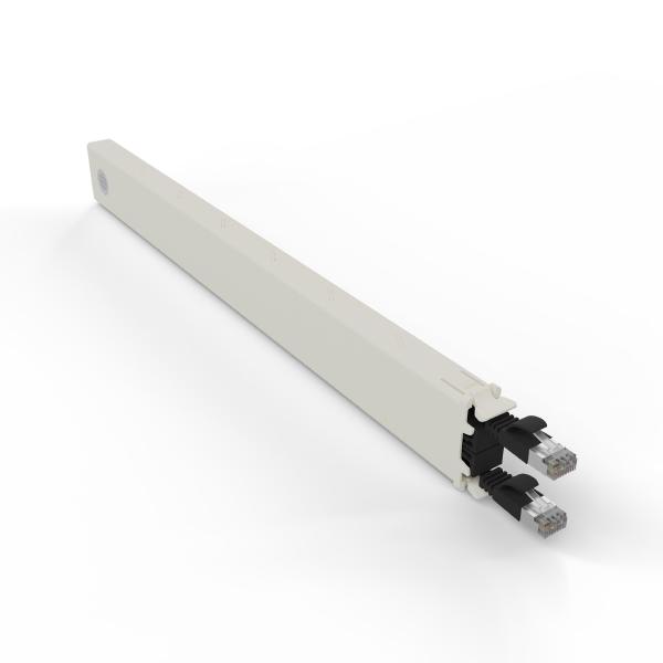 Patchbox.One 8RU STP Black Cat6A Cable Management Cassette, To be Installed in Patchbox.One Frame (PONEFRAME)-0