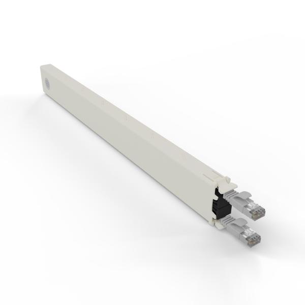 Patchbox.One 8RU STP Grey Cat6A Cable Management Cassette, To be Installed in Patchbox.One Frame (PONEFRAME)-0