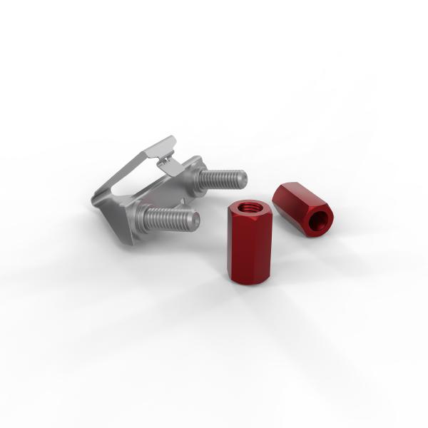 Patchbox /dev/mount 50-Pack, 1RU Toolless Cage-Nut alternative, Supports Components Up To 200KG (Depends on Depth)-0